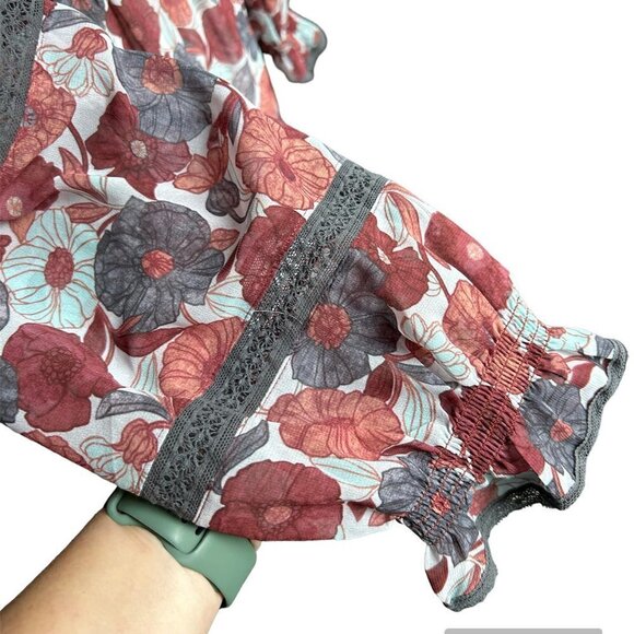 ARITZIA Wilfred Floral Grace Midi Dress US S - Picture 8 of 10